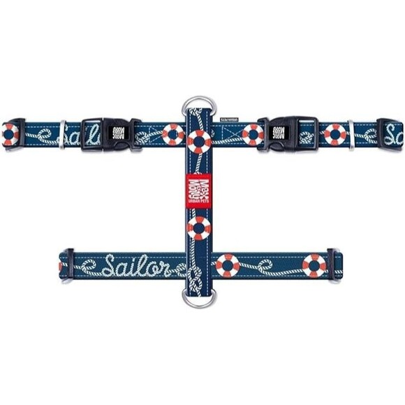 Max & Molly "Sailor" Dual D-Rings for Enhanced Control Dog Harness - Large - Picture 2 of 4